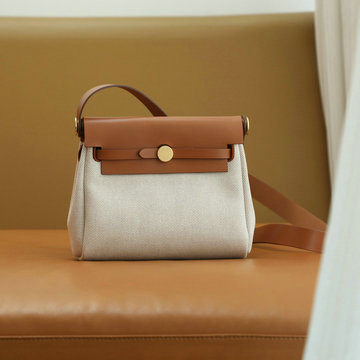 商品名称：エルメス HERMES 2025年新作 エールバッグジップ20 ミニ ショルダーバッグ トワルアッシュ ヴァッシュパンター