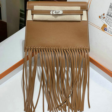 商品名称：エルメス HERMES 2025新作 Danse ケリーダンス フリンジ ハンドバッグ ショルダーバッグ スイフト