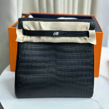 商品名称：エルメス HERMES 2025新作 ケリー アド バックパック リュックサック リュック ナイルクロコダイル