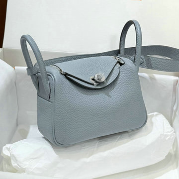 商品名称：エルメス HERMES 2025新作 ミニ リンディ ショルダーバッグ スクエアバッグ トリヨンクレマンス