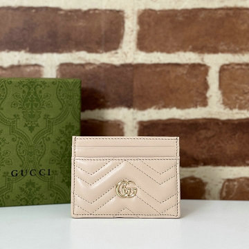 グッチ GUCCI 057-GG443127PQF 2025年新作 ダブルG カードケース 名刺れ レザー
