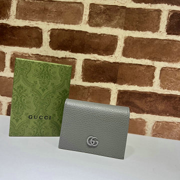 商品名称：グッチ GUCCI 057-GG456126PHS 2025年新作 プチ マーモント レザー カードケース 二つ折り短財布 コイン 札入れ付き