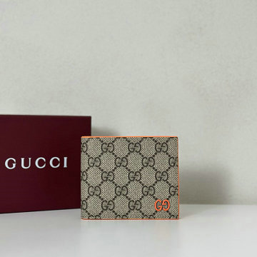グッチ GUCCI 057-GG768243XCS 2025年新作 GG二つ折りウォレット グレー インテリア 短財布 カード入れ メンズ