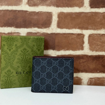 グッチ GUCCI 057-GG768244KHJ 2025年新作 GG ディテール付き ウォレット 二つ折り短財布 ショートウォレット カードケース 札入れ メンズ