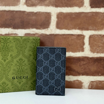 グッチ GUCCI 057-GG768249KHK 2025年新作 GG ディテール付き ロング カードケース 名刺れ パスポートケース
