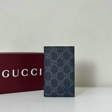 グッチ GUCCI 057-GG768249KHL 2025年新作 GG ディテール付き ロング カードケース 名刺れ パスポートケース