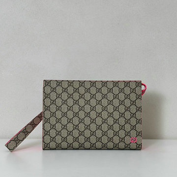 グッチ GUCCI 057-GG768255XMH 2025年新作 バイカラー スモール ポーチ 手持ちかばん メンズ ビジネスバッグ