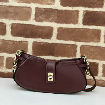 グッチ GUCCI 057-GG786015PJH 2025年新作 ムーン サイド ホーボーバッグ ポーチ ハンドバッグ レザー レディース