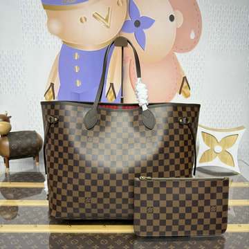 商品細詳を見る:ルイヴィトン LOUISVUITTON 057-N40597 2025年新作 ネヴァーフル GM トートバッグ ハンドバッグ ダミエ エベヌ キャンバス