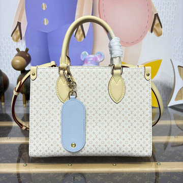 商品細詳を見る:ルイヴィトン LOUISVUITTON 057-M15138 2025年新作 オンザゴー PM トートバッグ ショルダーバッグ カーフレザー アズールブルー サンド