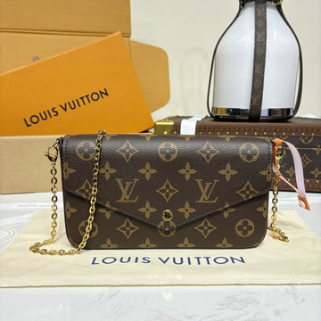 商品細詳を見る:ルイヴィトン LOUISVUITTON 057-M81896 2025年新作 ポシェット フェリシー チェーン ウォレット ショルダーバッグ モノグラムキャンバス