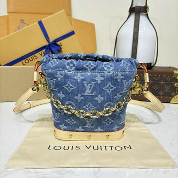 商品名称：ルイヴィトン LOUISVUITTON 057-M83043 2025年新作 ナノ ノエ ドローストリングバッグ ショルダーバッグ オーガニックコットン
