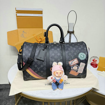 商品名称：ルイヴィトン LOUISVUITTON 057-P01949 2025年新作 キーポル バンドリエール 45 モン モノグラム トートバッグ ボストンバッグ 旅行かばん モノグラム