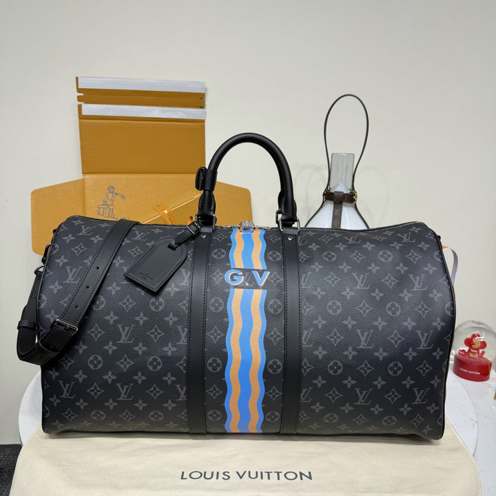 商品細詳を見る:ルイヴィトン LOUISVUITTON 057-P01951 2025年新作 キーポル バンドリエール 55 モン モノグラム トートバッグ ボストンバッグ 旅行かばん