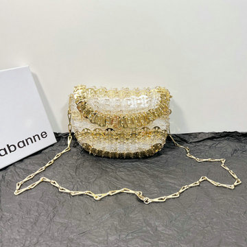 パコ ラバンヌ Paco Rabanne  YES-PR3369JS2025年新作 1969 フラップバッグ チェーンバッグ ショルダーバッグ クロスボディ レディース