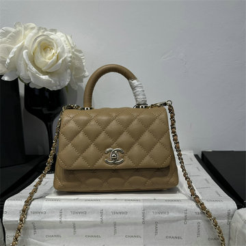 シャネル CHANEL CC-CH2215GQJXS 2025年新作 トップハンドルバッグ ミニ トートバッグ ショルダーバッグ レディース