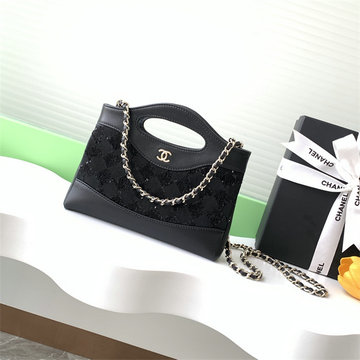 商品細詳を見る:シャネル CHANEL CC-CH3656ZBK2025年新作 31 スモール ショッピンバッグ トートバッグ ハンドバッグ ショルダーバッグ