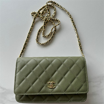 シャネル CHANEL CC-CH4241QJNG 2025年新作 チェーンウォレット ミニ フラップバッグ ショルダーバッグ レディース