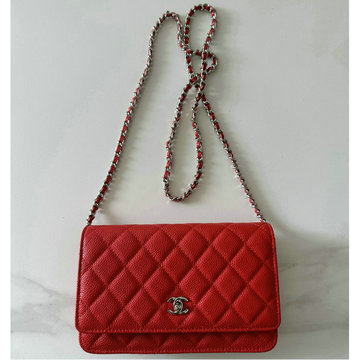シャネル CHANEL CC-CH4241QYRD2025年新作 チェーンウォレット ミニ フラップバッグ ショルダーバッグ レディース