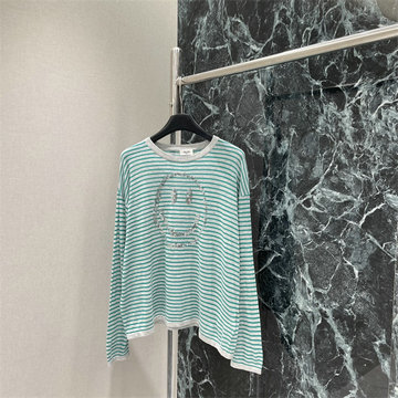 商品細詳を見る:セリーヌ CELINE XG-TCCE25002  2025年新作 ロングスリーブ Tシャツ クルーネック コットン レディース
