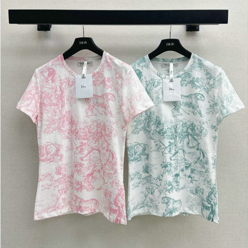 商品細詳を見る:クリスチャンディオール CHRISTIAN DIOR 2025年新作 ディオリビエラ Tシャツ 半袖 トワル ドゥ ジュイ ソヴァージュ コットン