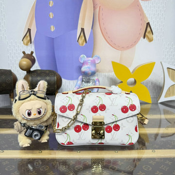ルイヴィトン LOUISVUITTON 057-M14231  2025年新作 LV TM ポシェット メティス EW ショルダーバッグ レディース モノグラム チェリー キャンバス