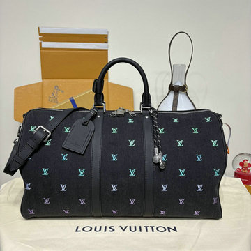 商品名称：ルイヴィトン LOUISVUITTON 057-M13966  2025年新作 キーポル バンドリエール 50 ハンドバッグ ボストンバッグ トラベルバッグ LV ブラゾン デニム