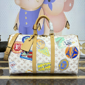 商品名称：ルイヴィトン LOUISVUITTON 057-M14736 2025年新作 キーポル バンドリエール 45 トートバッグ ボストンバッグ モノグラム デュンヌ キャンバス