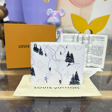 ルイヴィトン LOUISVUITTON 057-M14873 2025年新作 ポルトフォイユ スレンダー 二つ折り短財布 ショートウォレット 札入れ モノグラム キャンバス