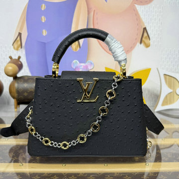 商品名称：ルイヴィトン LOUISVUITTON 057-M12936T  2025年新作 カプシーヌ MM ハンドバッグ ショルダーバッグ レザー