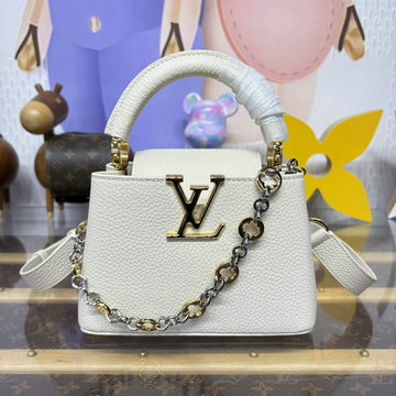 商品名称：ルイヴィトン LOUISVUITTON 057-M12938 2025年新作 カプシーヌ MINI ハンドバッグ ショルダーバッグ レザー