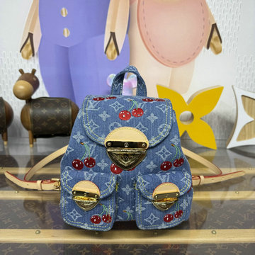 商品名称：ルイヴィトン LOUISVUITTON 057-M13679  2025年新作 LV TM ヴェニス バックパック レディース リュックサック モノグラム チェリー デニム