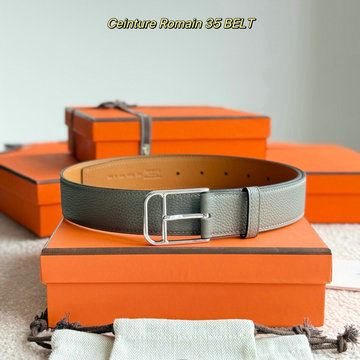 商品名称：エルメス HERMES 99-HEP25005LH2025年新作 ロマン ベルト 35mm メンズ レザー