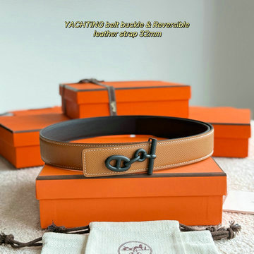 商品名称：エルメス HERMES 99-HEP250112025年新作 ラグーヌ リバーシブル ベルト 32mm レザー メンズ