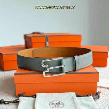 商品名称：エルメス HERMES 99-HEP25012LH2025年新作 GOOD NIGHT ベルト 35MM レザー メンズ