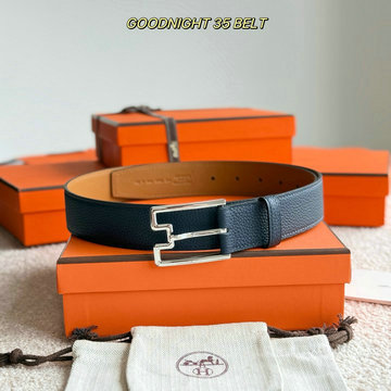 商品名称：エルメス HERMES 2025年新作 GOOD NIGHT ベルト 35MM レザー メンズ