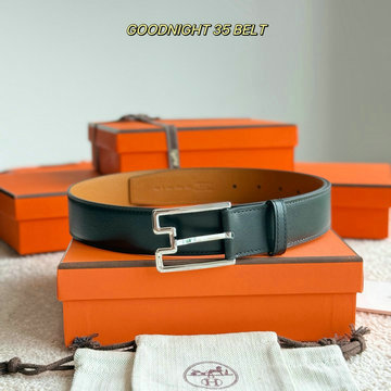 商品名称：エルメス HERMES 99-HEP25012PK 2025年新作 GOOD NIGHT ベルト 35MM レザー メンズ