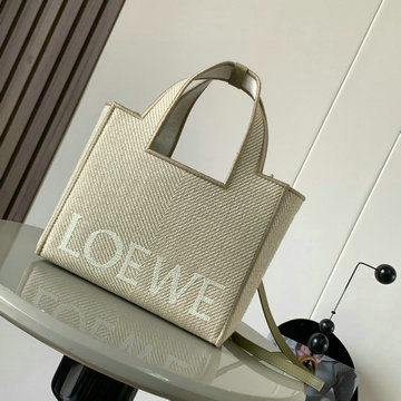 ロエベ LOEWE 99-LE9090HS2025年新作 フォント トートバッグ ハンドバッグ キャンパス