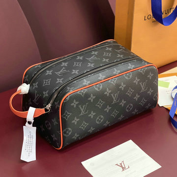 ルイヴィトン LOUISVUITTON  99-M152462025年新作 ドップ キット クラッチバッグ ハンドバッグ 洗面具収納 ポーチ モノグラム エクリプス キャンバス