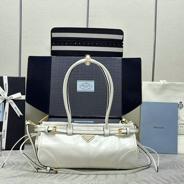 プラダ PRADA 99-PD1BA426QBS2025年新作 ミディアム トートバッグ ハンドバッグ 2way ショルダーバッグ レザー レディース