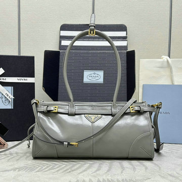 プラダ PRADA 99-PD1BA426QHS2025年新作 ミディアム トートバッグ ハンドバッグ 2way ショルダーバッグ レザー レディース