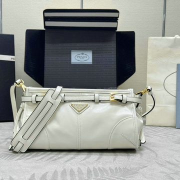商品名称：プラダ PRADA  99-PD1BH215BS2025年新作 ボニー スモール ソフトルックスレザー ショルダーバッグ レディース