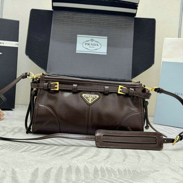 商品名称：プラダ PRADA 99-PD1BH215SK 2025年新作 ボニー スモール ソフトルックスレザー ショルダーバッグ レディース