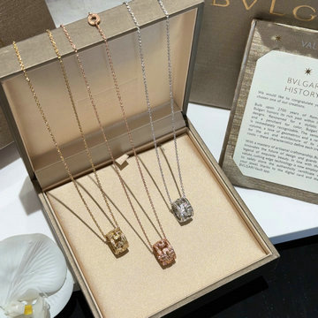 商品名称：ブルガリ BVLGARI 99-XLBV25014 2025年新作 パレンテシ ラウンド フルダイヤ ペンダント ネックレス レディース アクセサリー