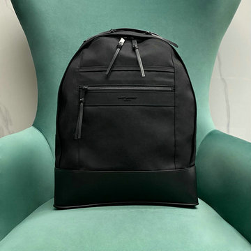 イヴサンローラン Saint laurent YSL 99-YSL821007BK 2025年新作 シティ バックパック ナイロンキャンパス リュックサック 男女兼用