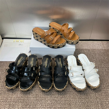 クリスチャンディオール CHRISTIAN DIOR 26-CDJ25015P2025年新作 Attitude ヴェッジスライド 厚底ミュール ビーチサンダル レディース