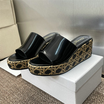 クリスチャンディオール CHRISTIAN DIOR 26-CDJ25016Q2025年新作 Attitude ヴェッジスライド 厚底ミュール ビーチサンダル レディース
