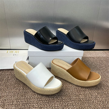 商品名称：クリスチャンディオール CHRISTIAN DIOR 26-CDJ25017P2025年新作 Attitude ヴェッジスライド 厚底ミュール ビーチサンダル レディース