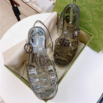 グッチ GUCCI 26-GGJ25005Q2025年新作 スリングバック サンダル フラットシューズ ビーチサンダル 靴 男女兼用