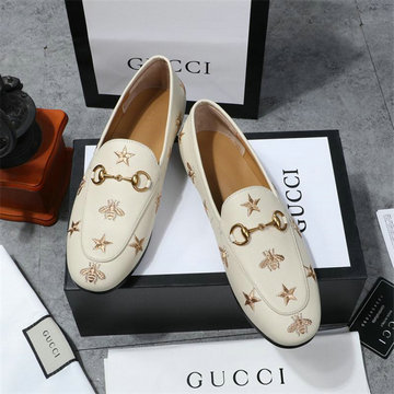 商品名称：グッチ GUCCI 26-GGJ25008F2025年新作 ホースビット ローファー レディース パンプス フラットシューズ 靴 レザー